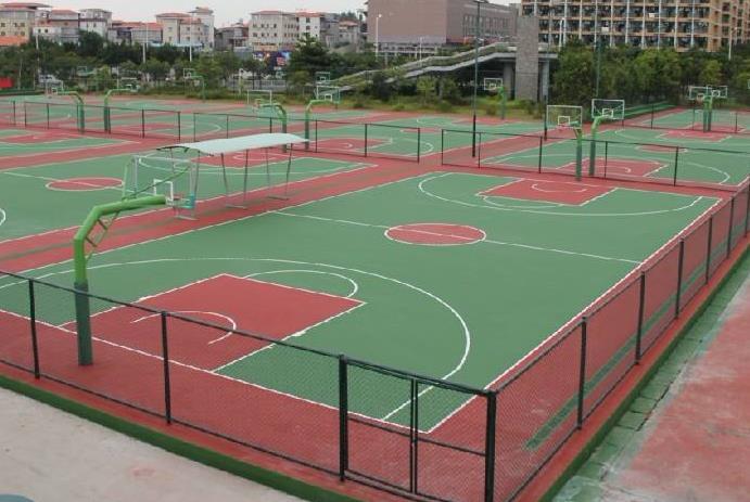 重庆塑胶篮球场整体工程设计施工